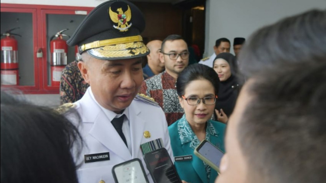 Pj Gubernur Jabar, Bey Machmudin usai Dilantik di Kemendagri (Jakpus)