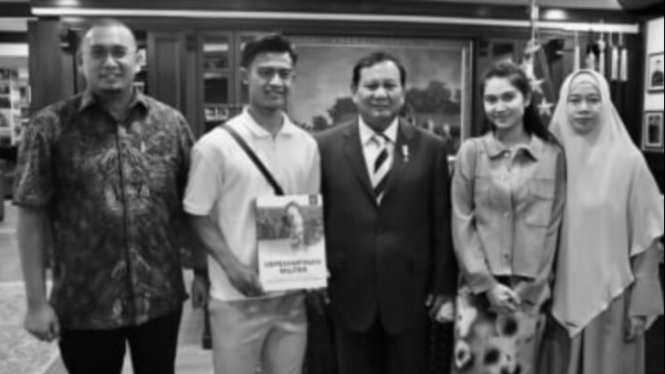 Pratama Arhan kunjungi kantor Prabowo Subianto