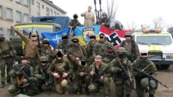 Konflik Rusia vs Ukraina, Neo-Nazi Batalyon Tempur Azov Ukraina