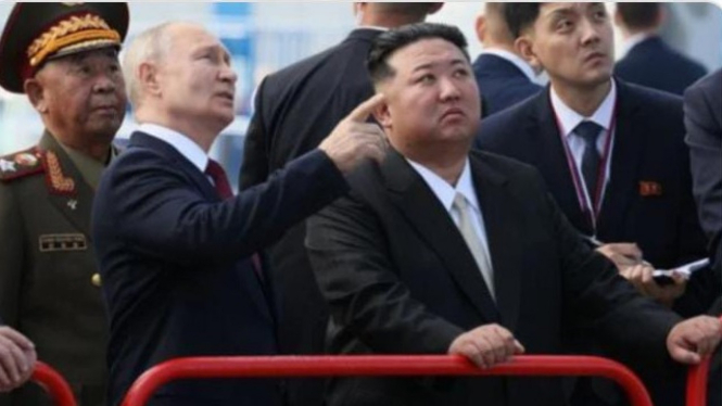 Konflik Rusia vs Ukraina, Kim Jong-un (Korut) & Vladimir Putin (Rusia)