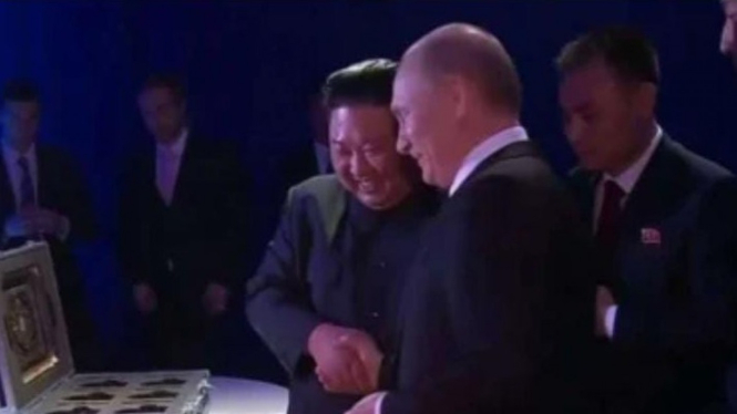 Konflik Rusia vs Ukraina, Kim Jong-un (Korut) & Vladimir Putin (Rusia)
