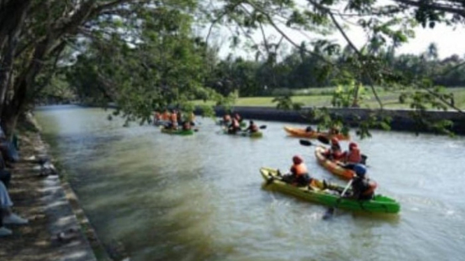 Destinasi Desa Wisata, Air Perahu Kano di Banjoe Adji (Bantul-DIY)