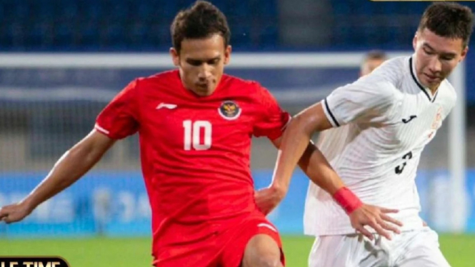 Duel Timnas Indonesia U-24 vs Kirgistan