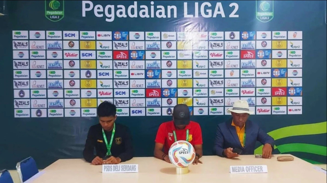 Jumpa pers laga PSDS Deli Serdang vs Sriwijaya FC