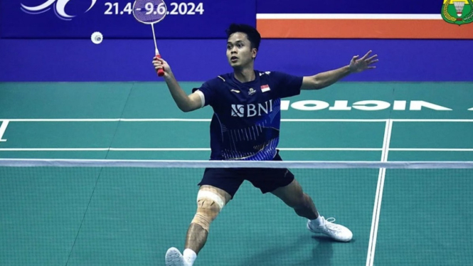 Tunggal putra Indonesia, Anthony Ginting.