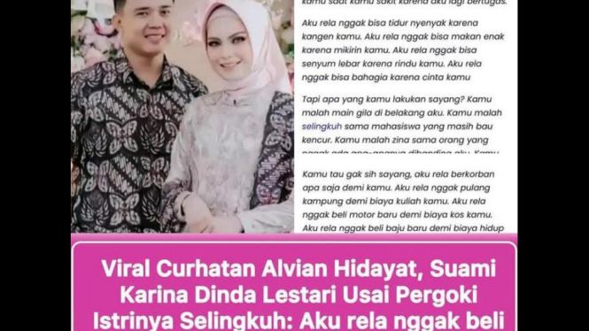 Peristiwa Perselingkuhan, Iptu AH & KDL (Makassar) - Curhatan