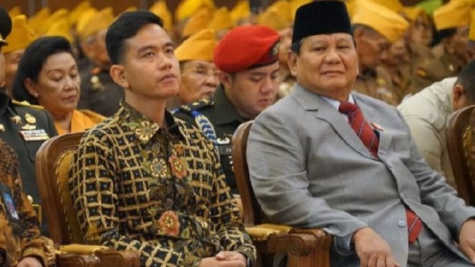 Prabowo Subianto dan Gibran Rakabuming Raka