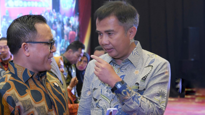 Pj Gubernur Jabar, Bey Machmudin di Peresmian 10 MPP, Jakarta