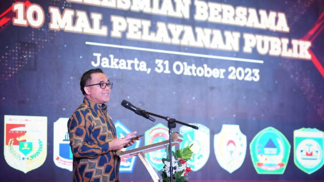 Menteri PAN-RB, Azwar Anas di Peresmian 10 MPP, Jakarta