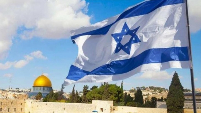 Ilustrasi Bendera Israel