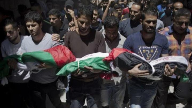 Peristiwa Konflik, Israel & Palestina (Pemakaman Anak-anak Palestina)