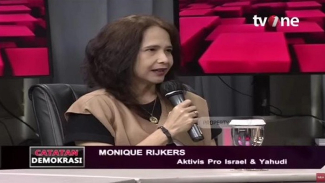 Aktivis Pro Israel, Monique Rijkers
