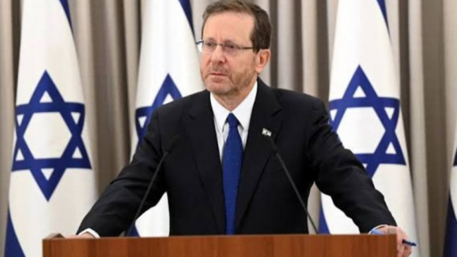 Presiden Israel Issac HerzogPresiden Israel Issac Herzog