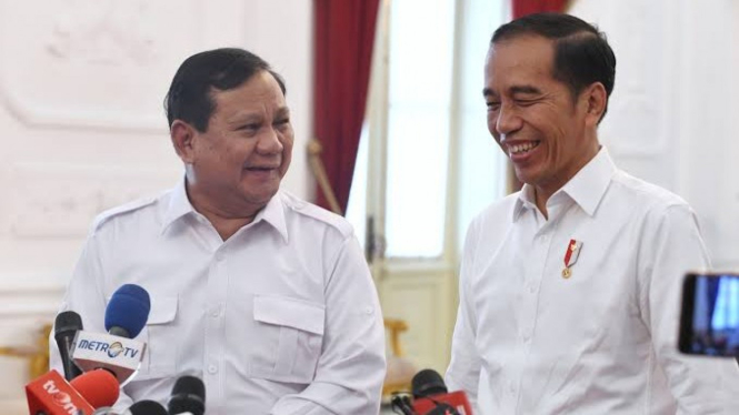 Presiden Jokowi dan Prabowo Subianto