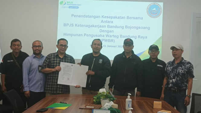 BPJS Ketenagakerjaan Bandung Bojongsoang MoU dengan Warteg