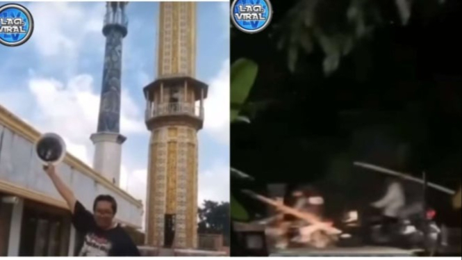Caleg gagal nekat teror warga dengan petasan di menara masjid