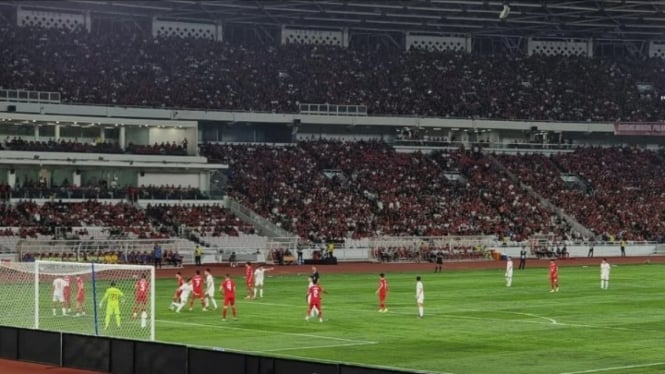 Timnas Indonesia vs Vietnam di Stadion GBK.