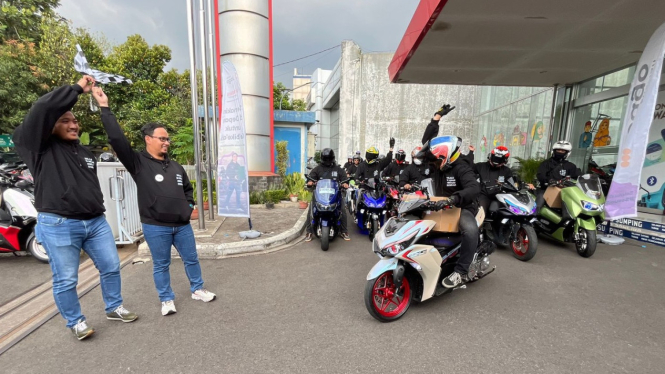 Jago Syariah Gandeng Komunitas Motor Yamaha