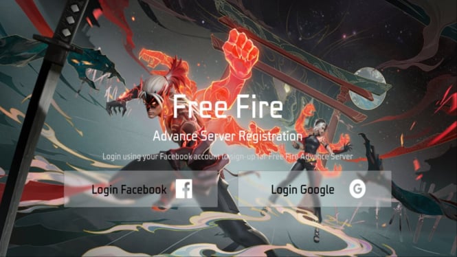 Free Fire FF advance server.