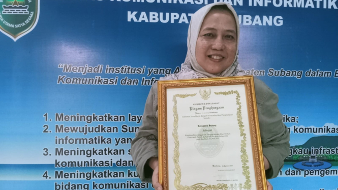 Kadis Kominfo Subang dr Dwinan Marchiawati MARS.