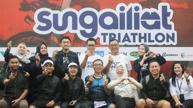 PosIND Ramaikan Event Sungailiat Triathlon 2024