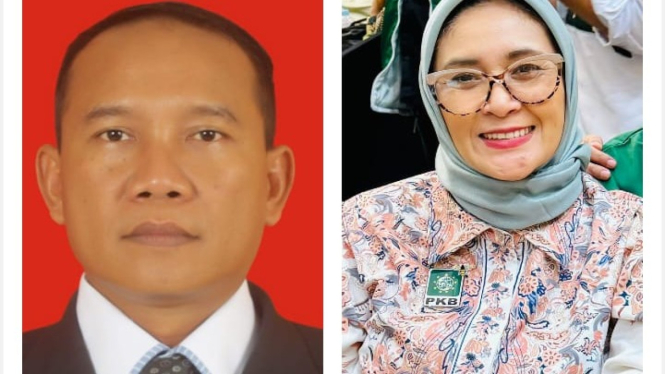 Bakal Calon Bupati dari PKB Subang, Lukmantias Amin dan Merry Langoy.
