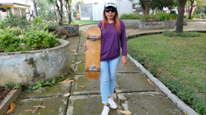 Skater Subang Diana Susilawati.