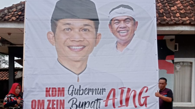 Baleho Dukungan untuk Om Zein