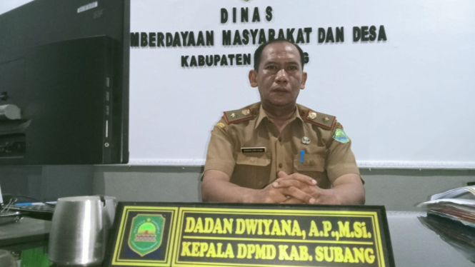 Kadispemdes Subang Dadan Dwiyana.