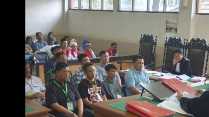 Suasana persidangan perkara FIF.