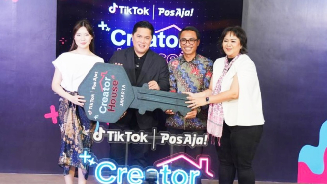 TikTok dan Pos Indonesia Luncurkan Rumah Kreatif untuk Kreator