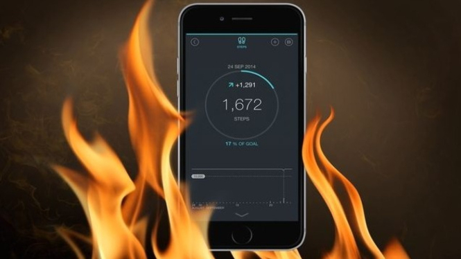 Ilustrasi Smartphone Overheat