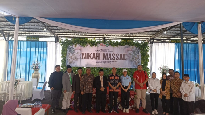 Kejaksaan Negeri Subang gelar Nikah Massal.