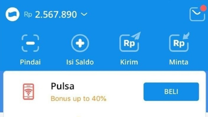 Aplikasi DANA.