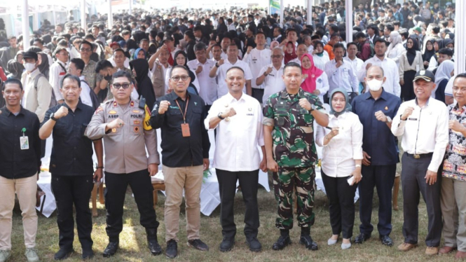 Pelaksanaan Job fair kabupaten Subang 2024.