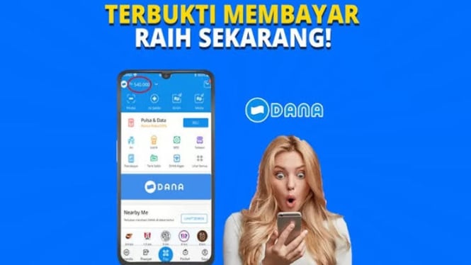 Ilustrasi dapat Saldo DANA Gratis