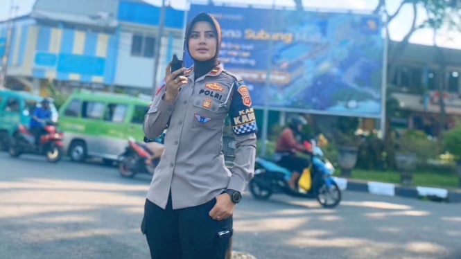 Kantor Kamsel Lantas Polres Subang IPDA Herlina Swandy SE