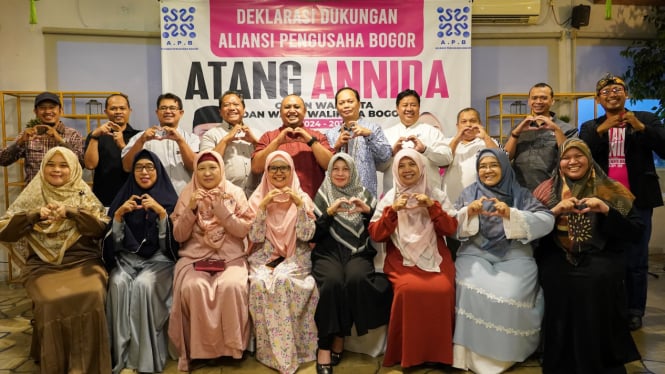 Aliansi Pengusaha Bogor Dukung Atang - Annida di Pilkada 2024