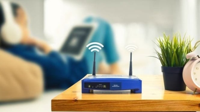 Ilustrasi Router WiFi