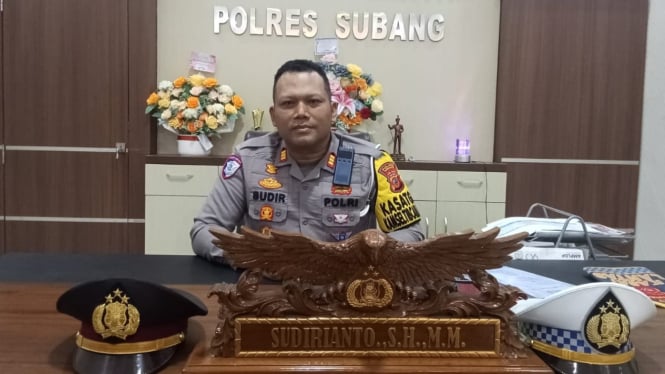 Kasatlantas Polres Subang AKP Sudirianto SH.MM