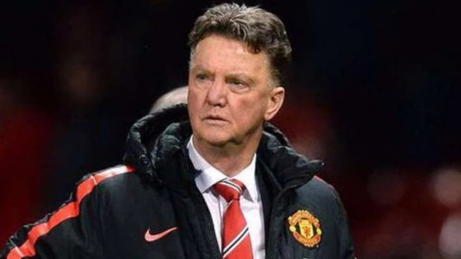 Louis Van Gaal saat melatih MU