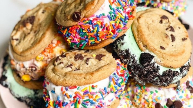 Ice Cream Cookie Sandwich