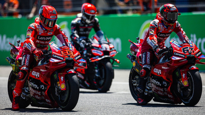 Marc Marquez dan Francesco Bagnaia