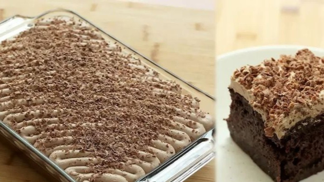 Chocolate Milk Bath Cake