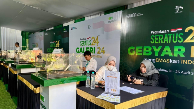 Bazar emas Pegadaian Kanwil Jabar