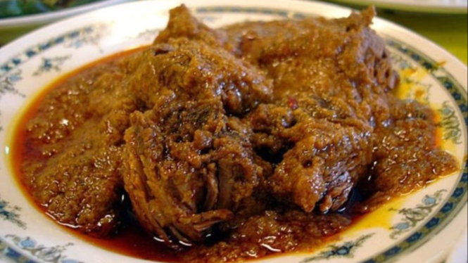 Rendang daging sapi