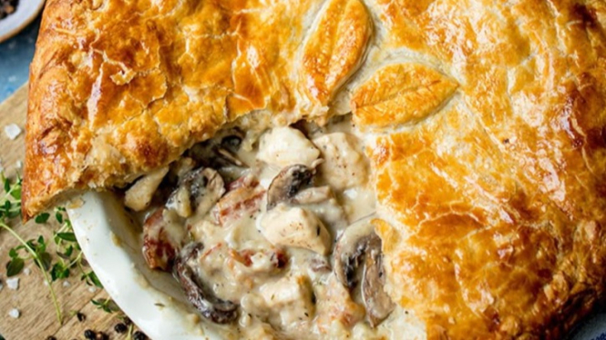 Pie Jamur Ayam
