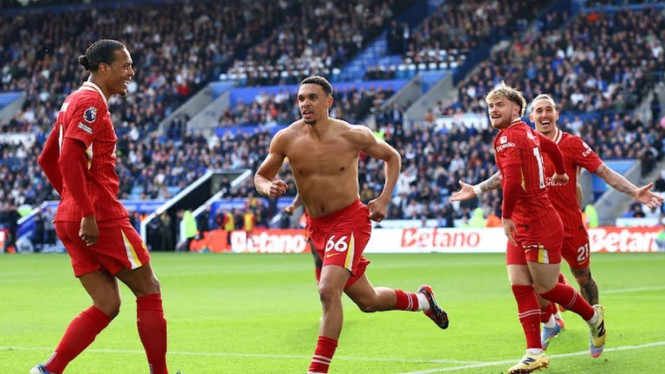 Liverpool rayakan gol