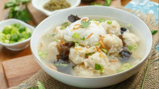 Tekwan makanan khas Palembang