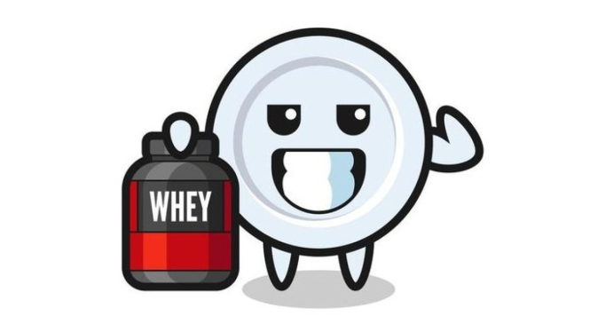 Ilustrasi Whey Protein